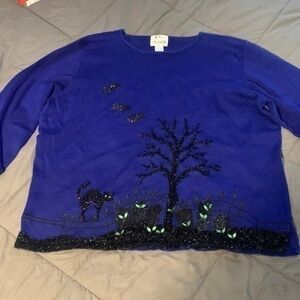 Quacker Factory Halloween Sweater